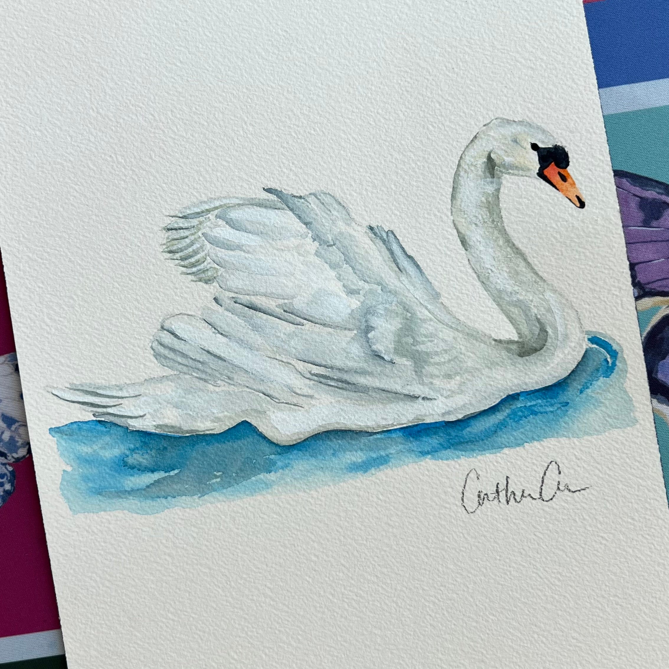 Swan - Original Painting