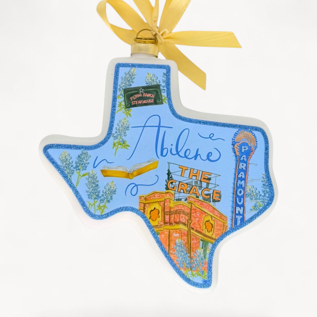 Texan Christmas Ornament - Abilene