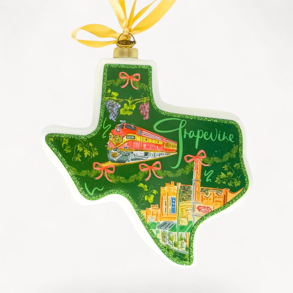 Texan Christmas Ornament - Grapevine