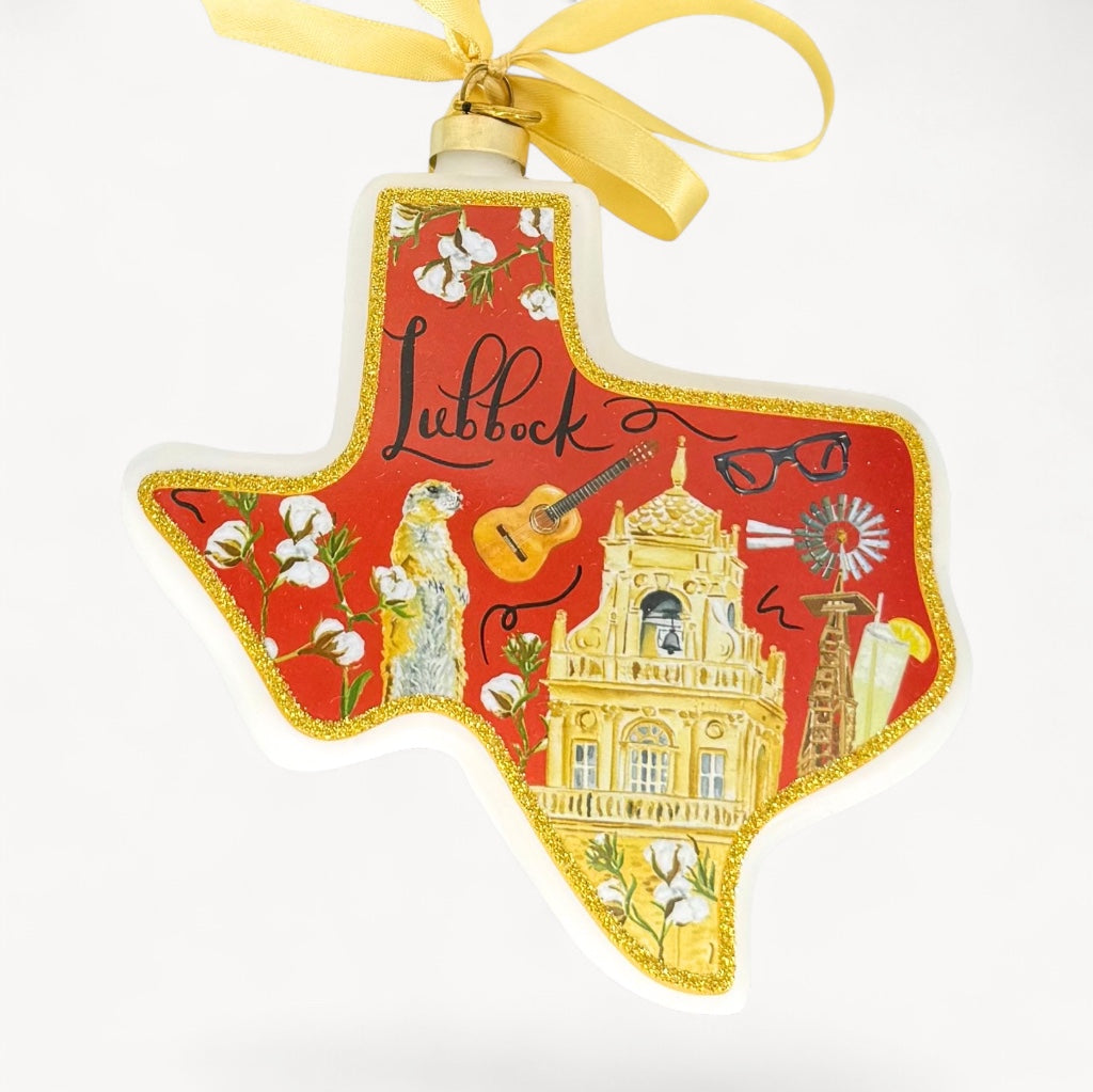 Texan Christmas Ornament - Lubbock