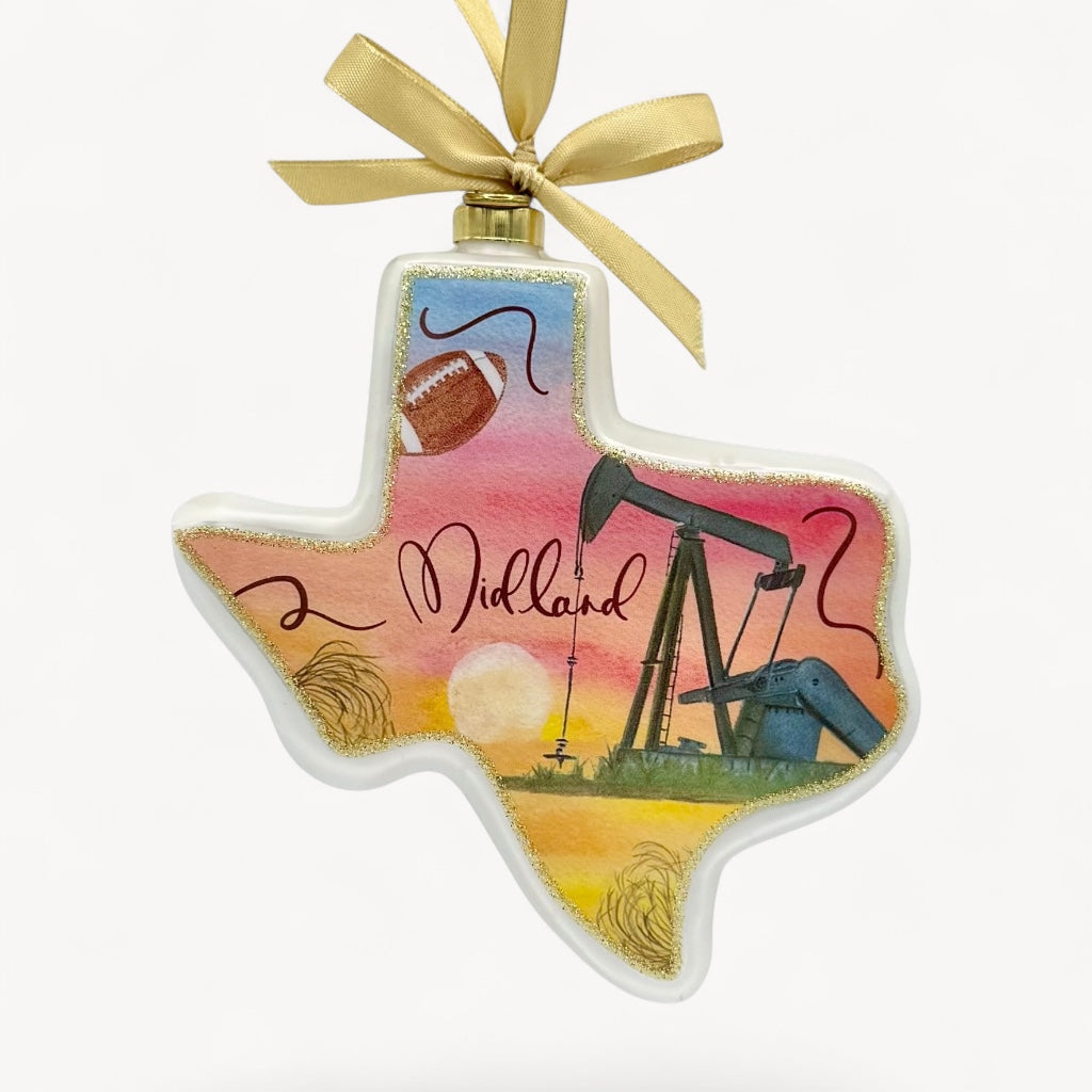 Texan Christmas Ornament - Midland