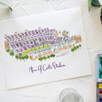 TCU Football Stadium Art Print 8x10