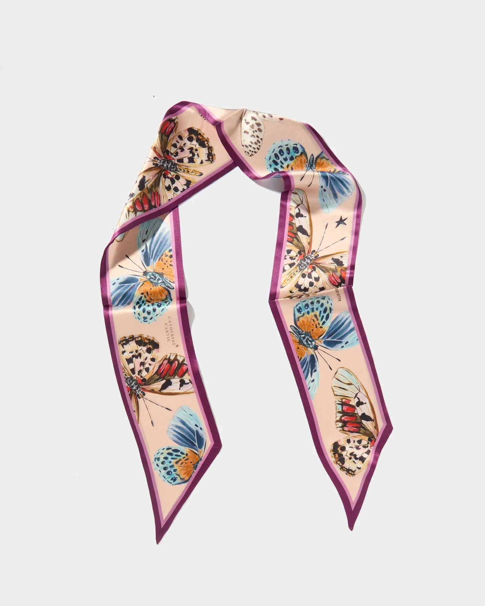 Butterfly Scarf Necklace Set