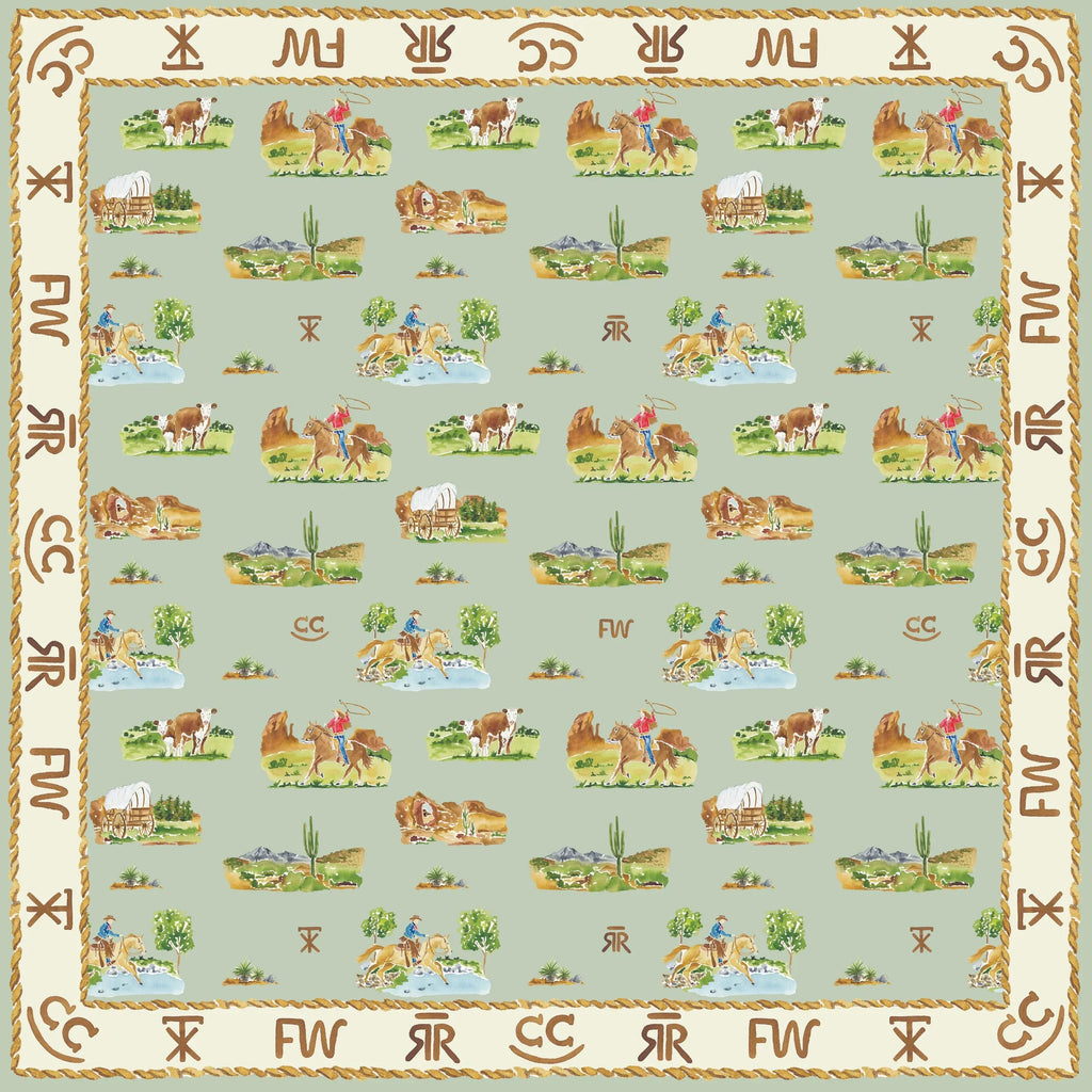 Western Toile Scarf