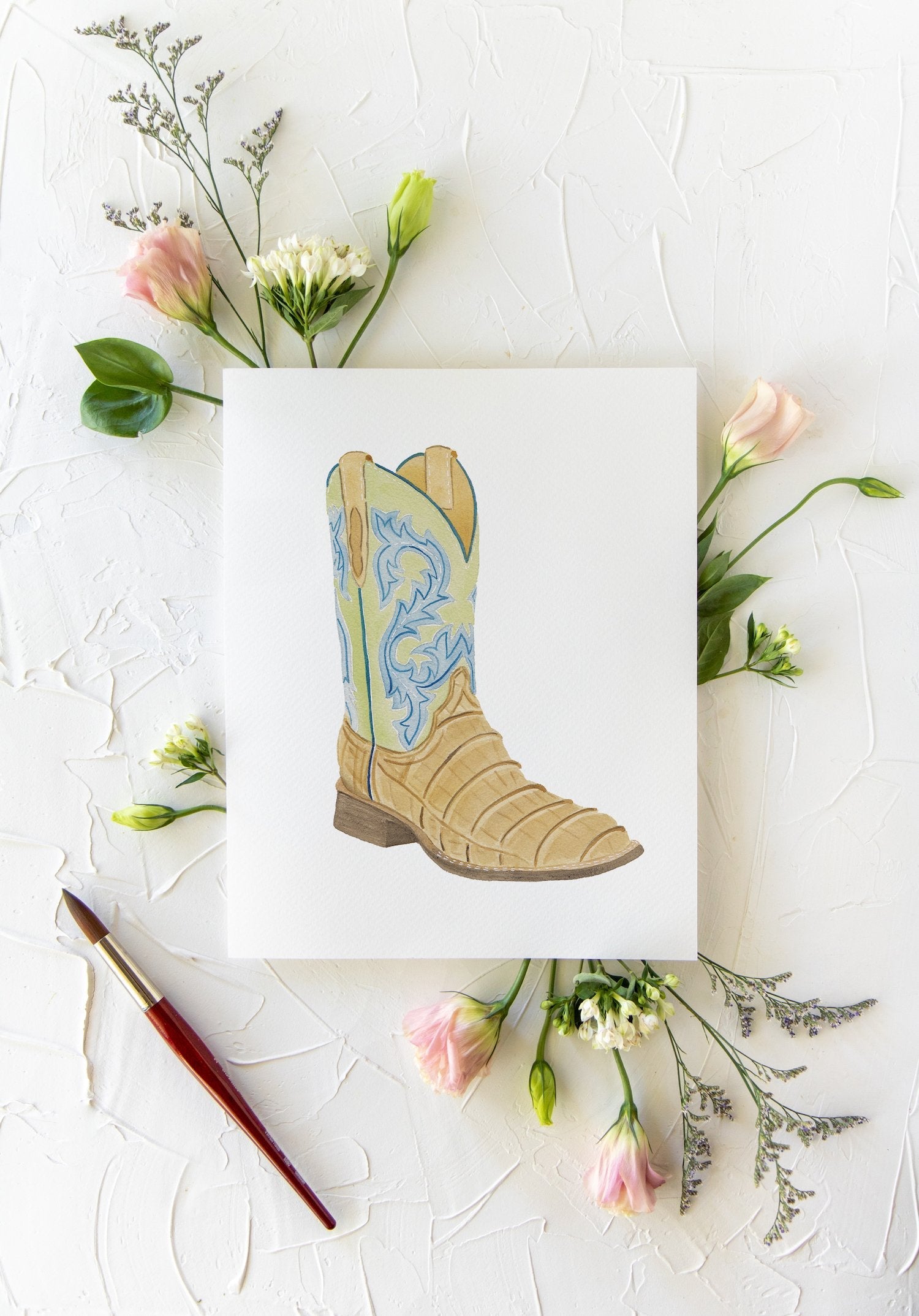 Cowboy Boot Print - Willie 8x10
