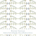 Gift Wrap - Winter Thistles