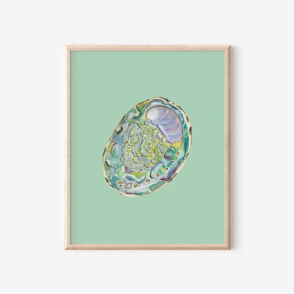 Abalone Art Print Colorful 5x7
