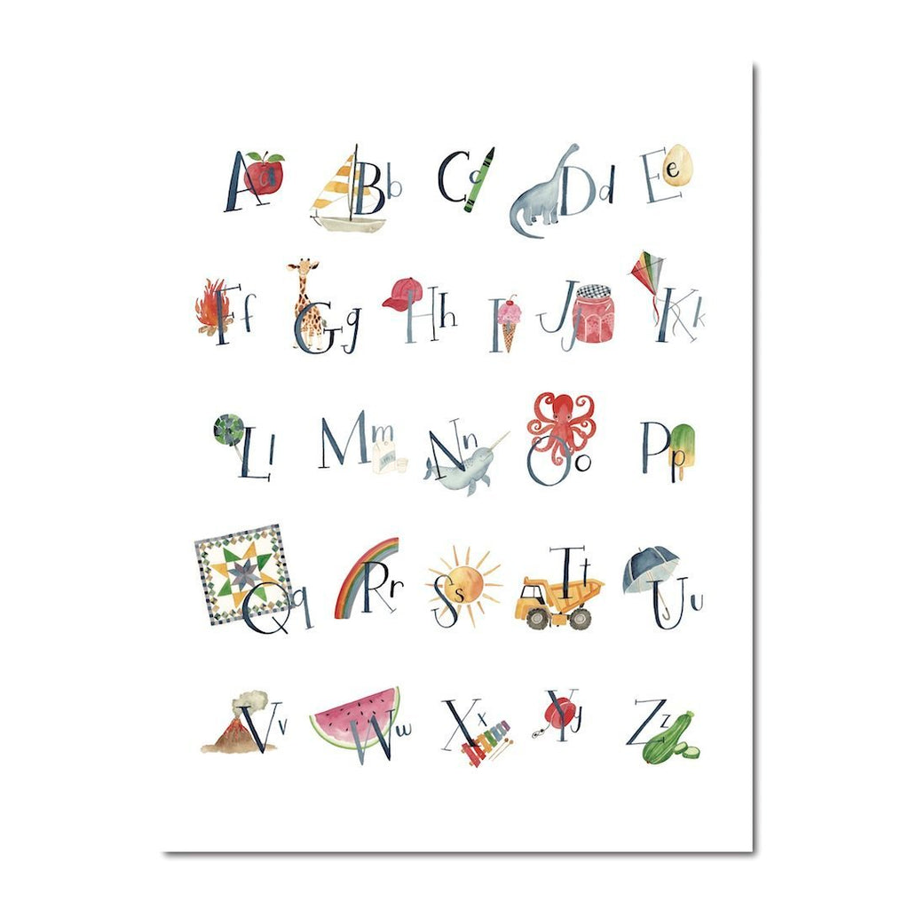 Alphabet Print 11x14