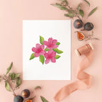 Botanical Art Prints 8x10 - Azalea