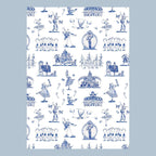 Nutcracker Toile Playing Cards with Acrylic Box