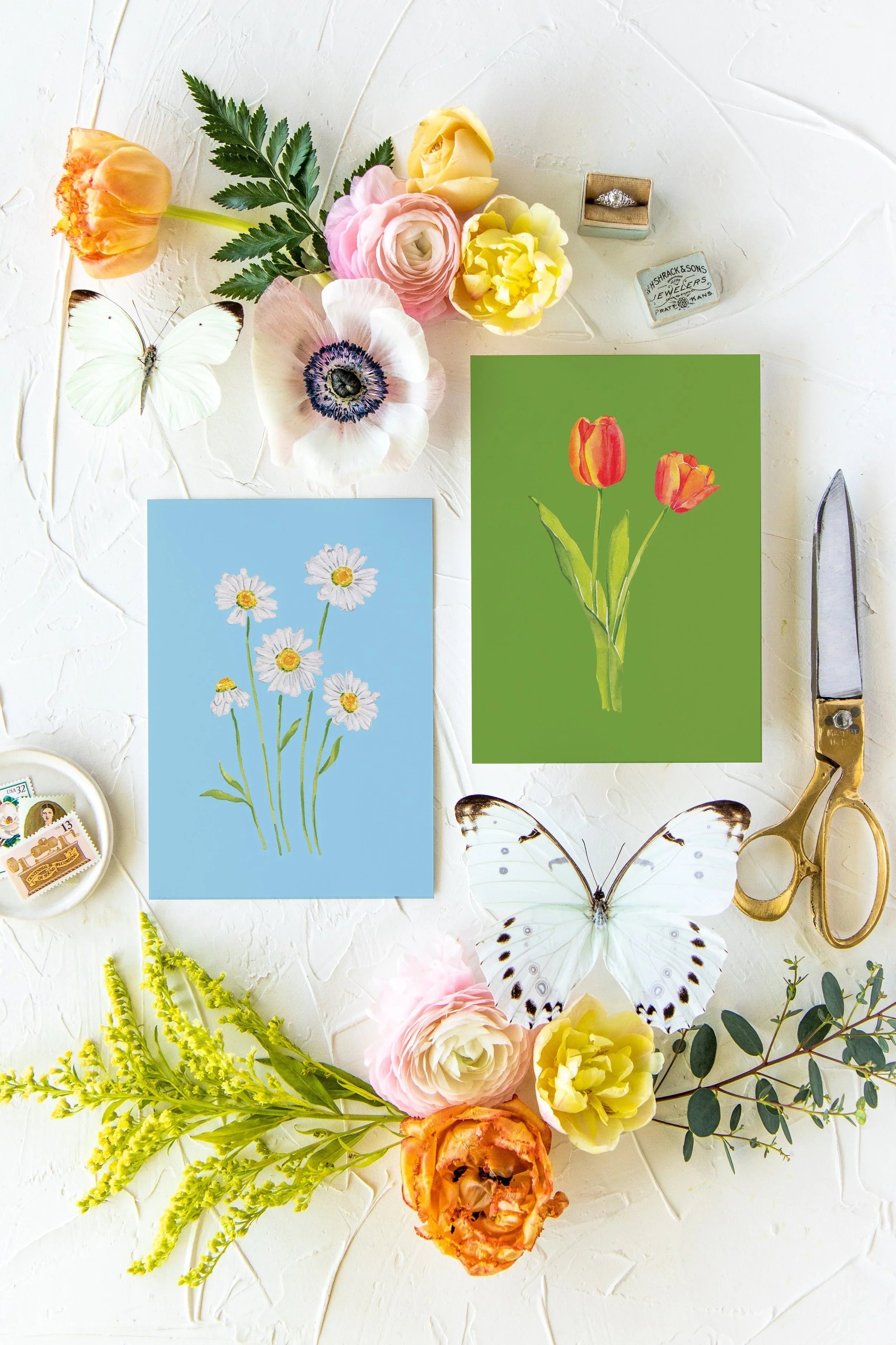 Colorful Botanical 5x7 Print - Tulip