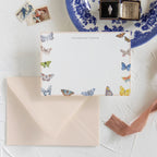 Personalized Butterfly Flat Notecards