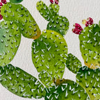 Prickly Pear Cactus Art Print 8x10