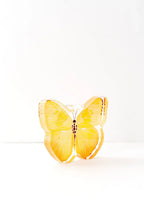 Yellow Butterfly Acrylic Art Block Small