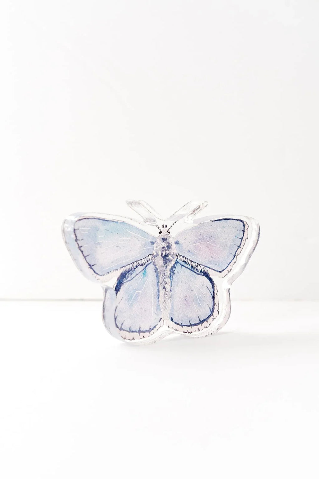 Blue Butterfly Acrylic Art Block Small