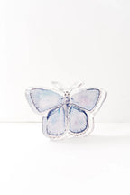 Blue Butterfly Acrylic Art Block Small