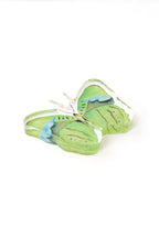 Green Butterfly Acrylic Art Block Small