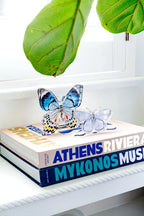 Blue Butterfly Acrylic Art Block Small