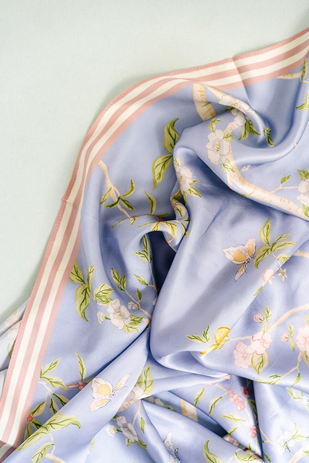 Blue Chinoiserie Scarf