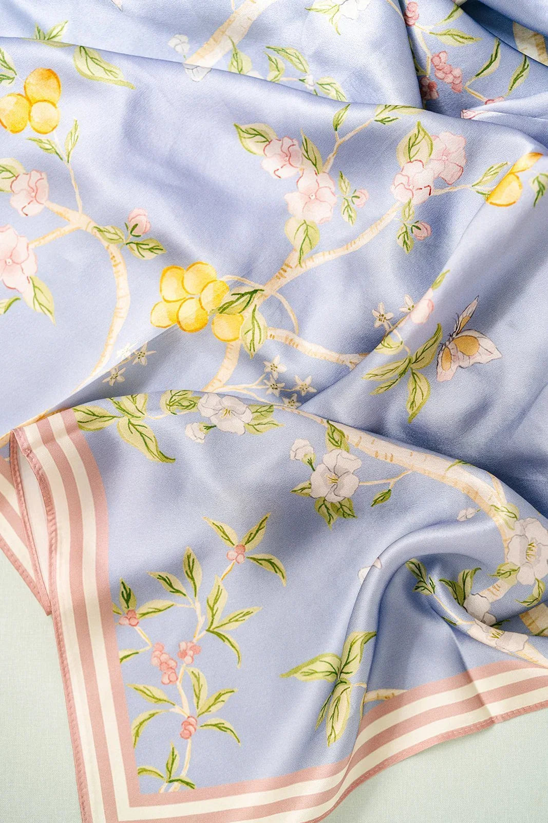 Blue Chinoiserie Scarf