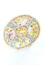 Rose Medallion Nativity Porcelain Plate