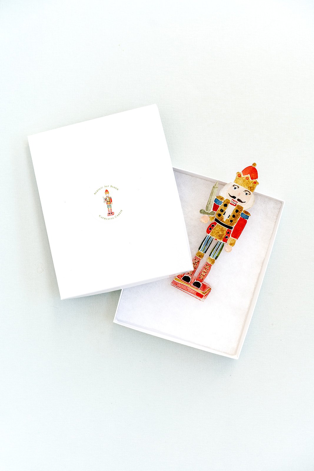Nutcracker Sword Acrylic Art Block