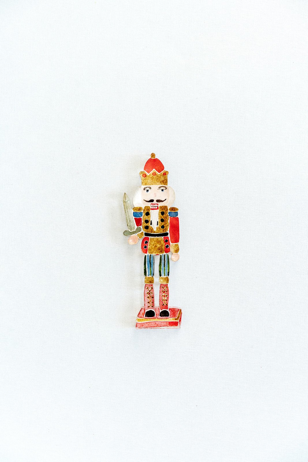 Nutcracker Sword Acrylic Art Block