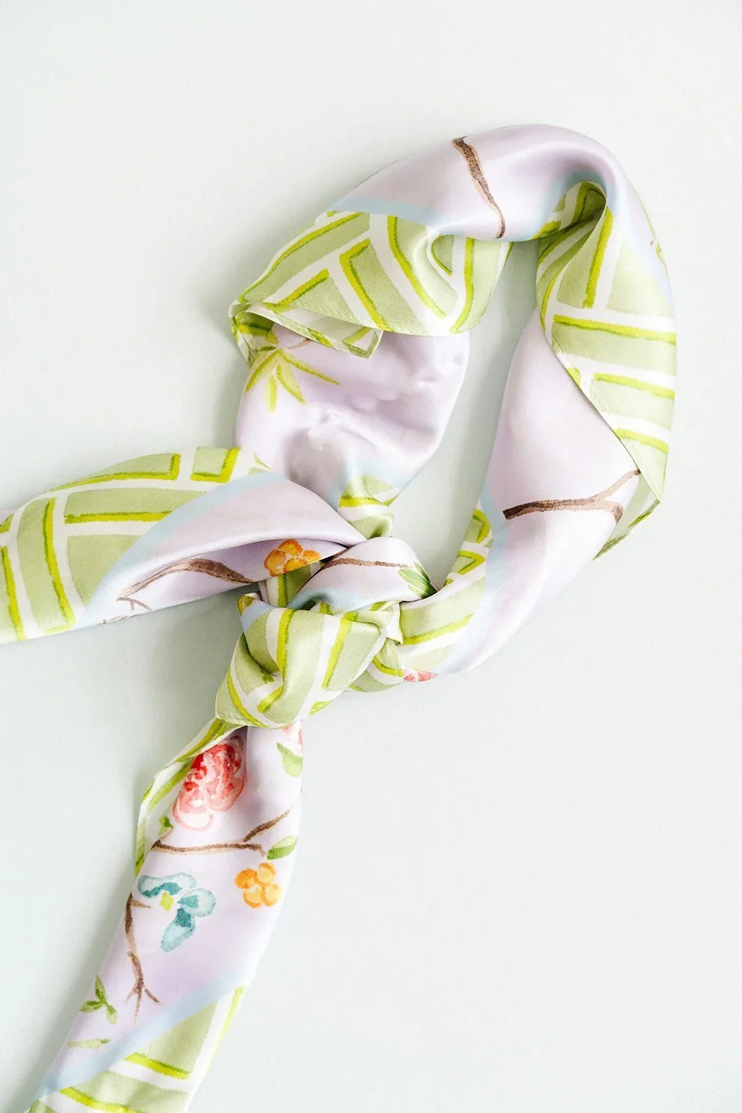 Lavender Chinoiserie Scarf