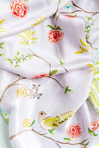 Lavender Chinoiserie Scarf