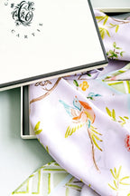 Lavender Chinoiserie Scarf