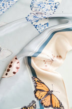 Neutral Butterfly Scarf