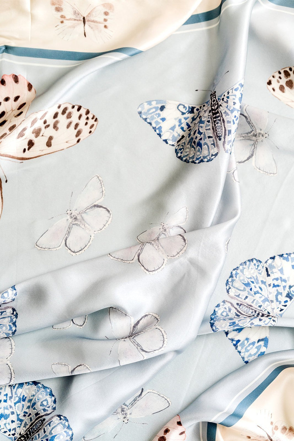 Neutral Butterfly Scarf