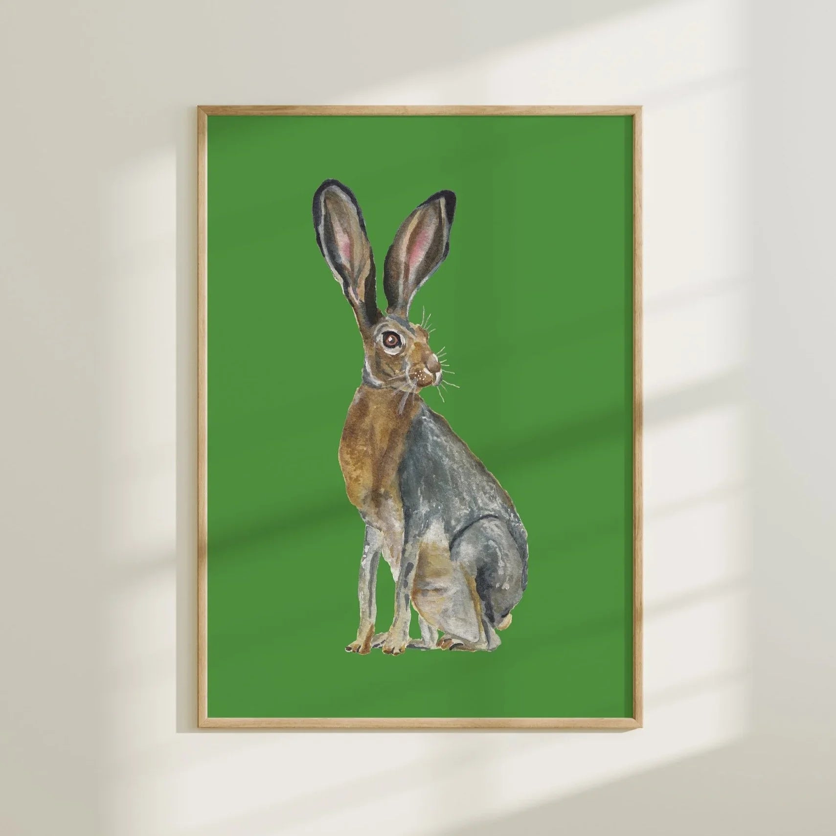 Jackrabbit Colorful Art Print 5x7