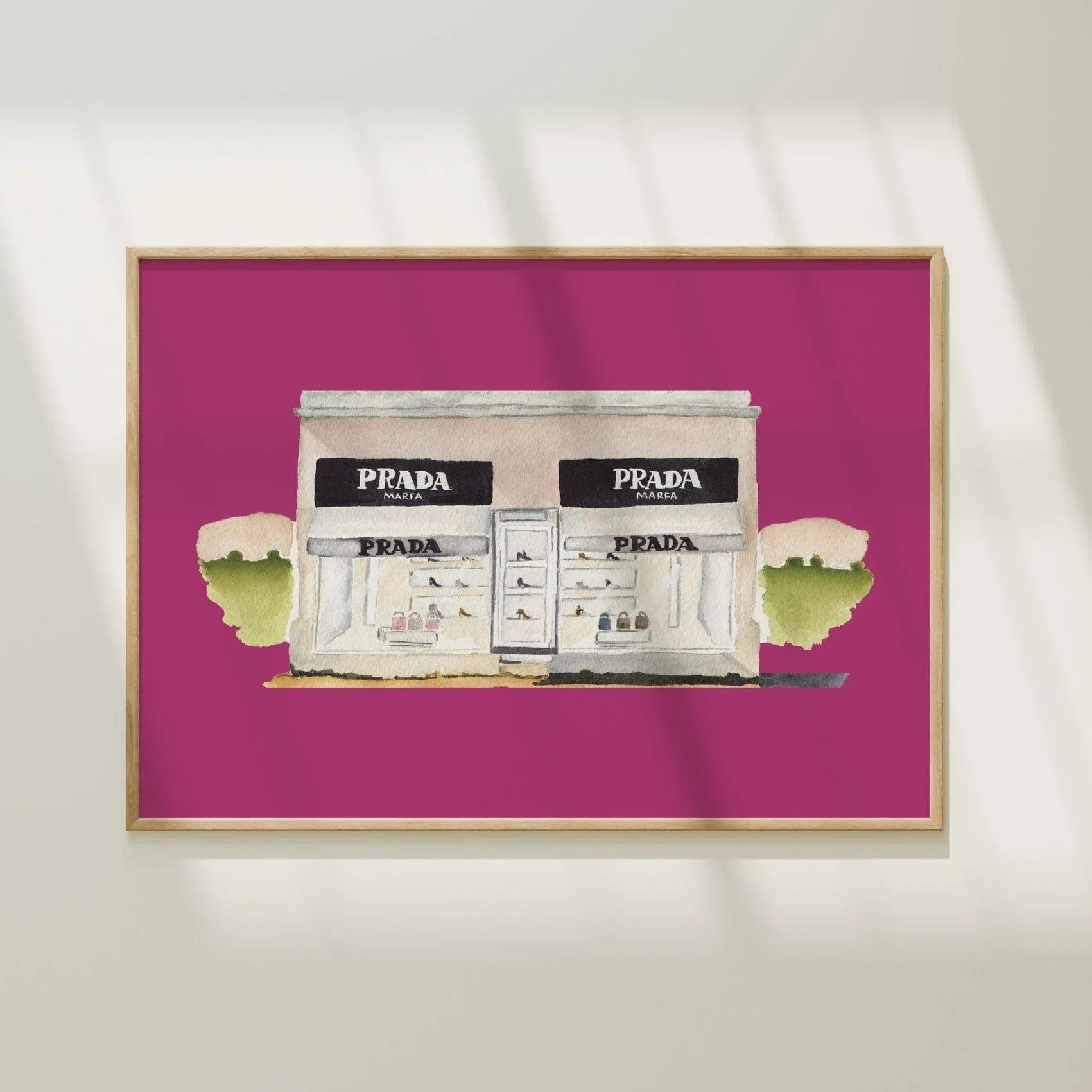 Prada Marfa Colorful Art Print 5x7