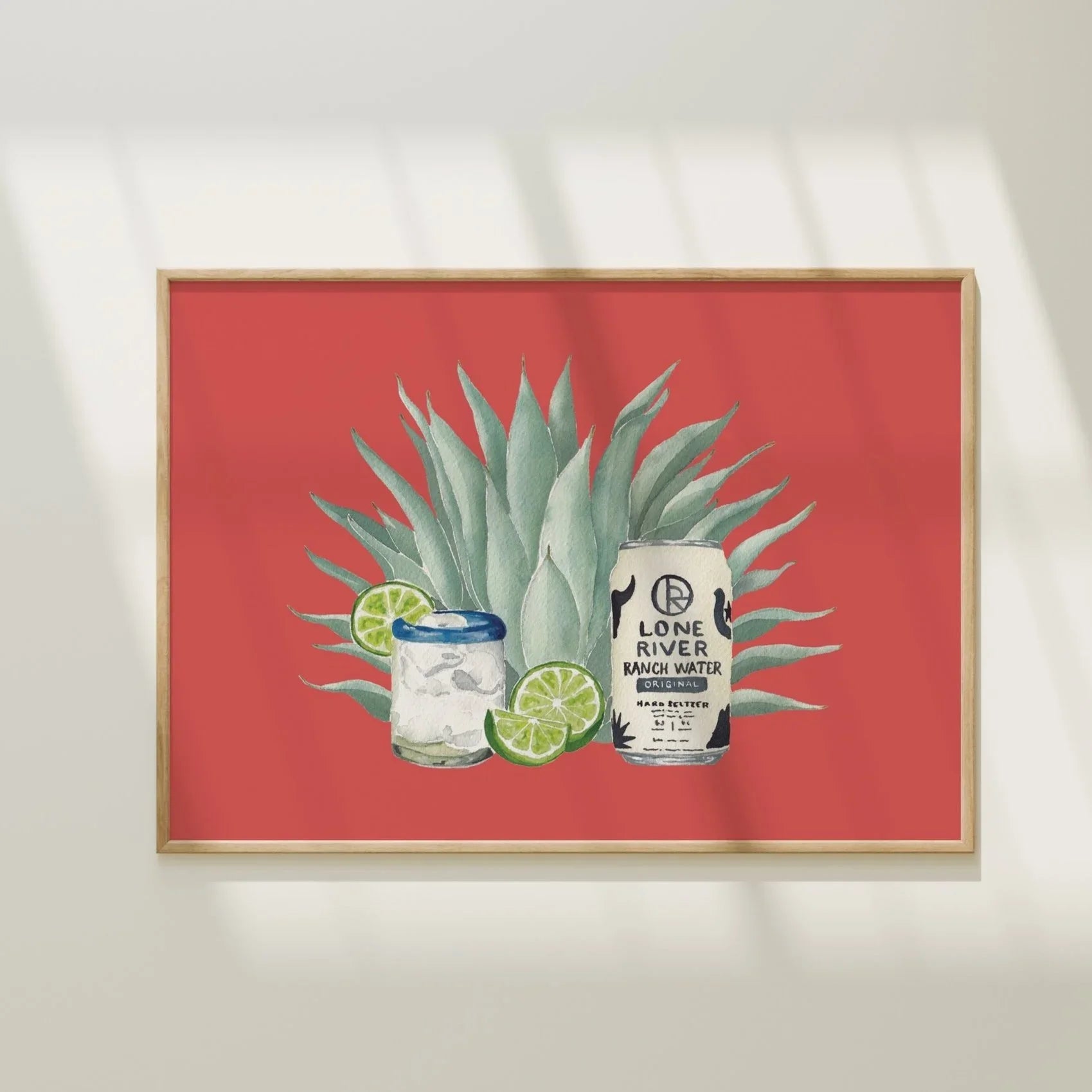 Ranch Water Colorful Art Print 5x7