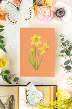 Colorful Botanical 5x7 Print - Daffodil