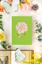 Colorful Botanical 5x7 Print - Dahlia