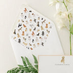 Personalized Dog Flat Notecards
