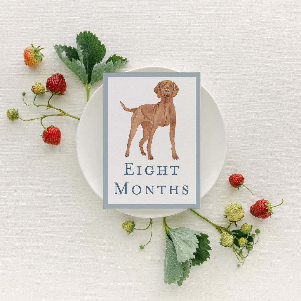 Baby Milestone Cards - Dogs