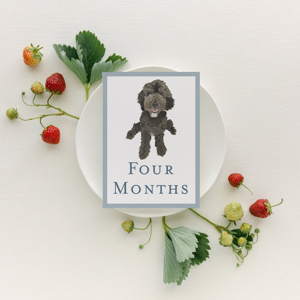 Baby Milestone Cards - Dogs
