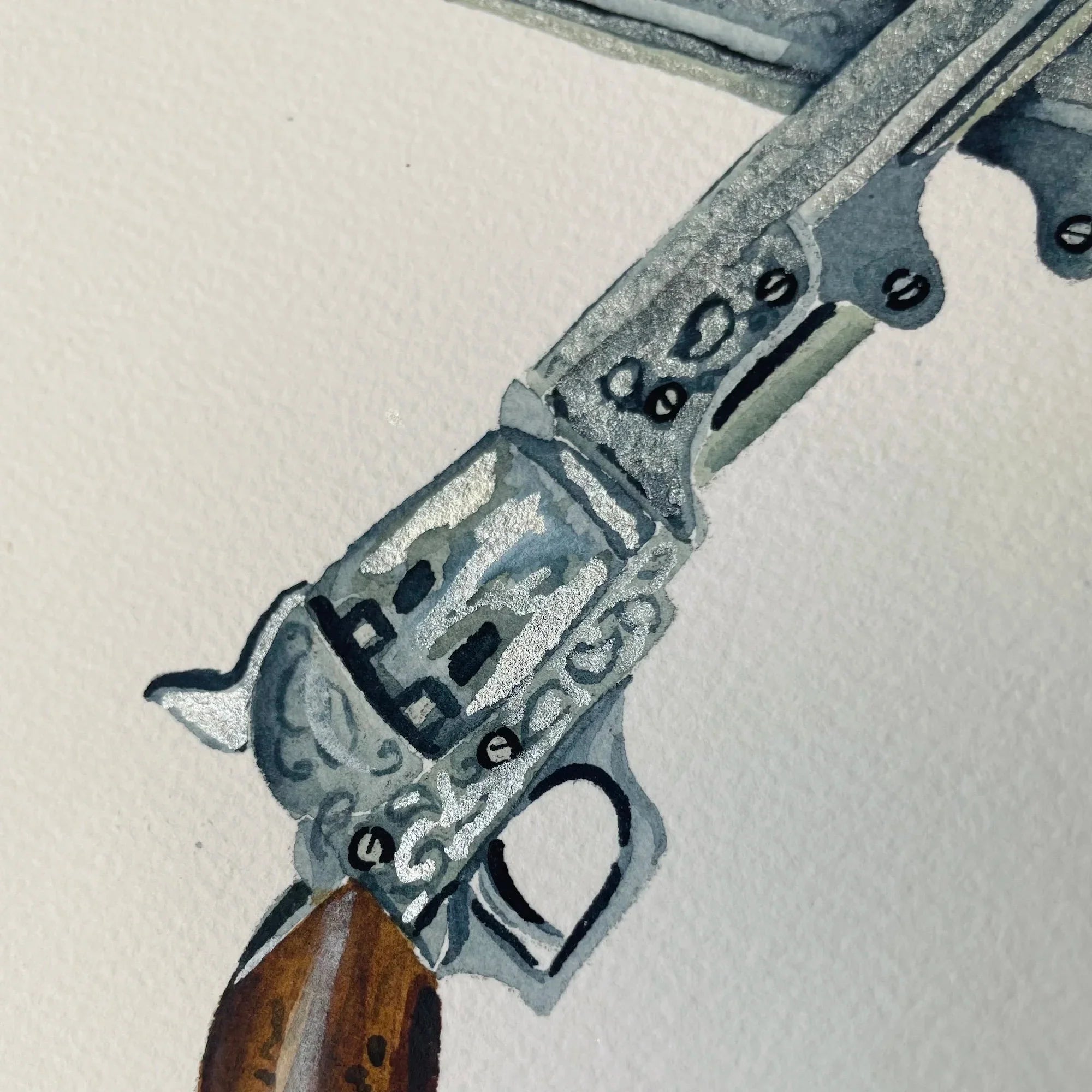 Gunslingers Art Print 8x10