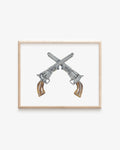 Gunslingers Art Print 8x10