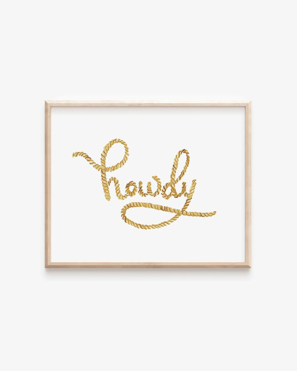 Howdy Art Print 8x10