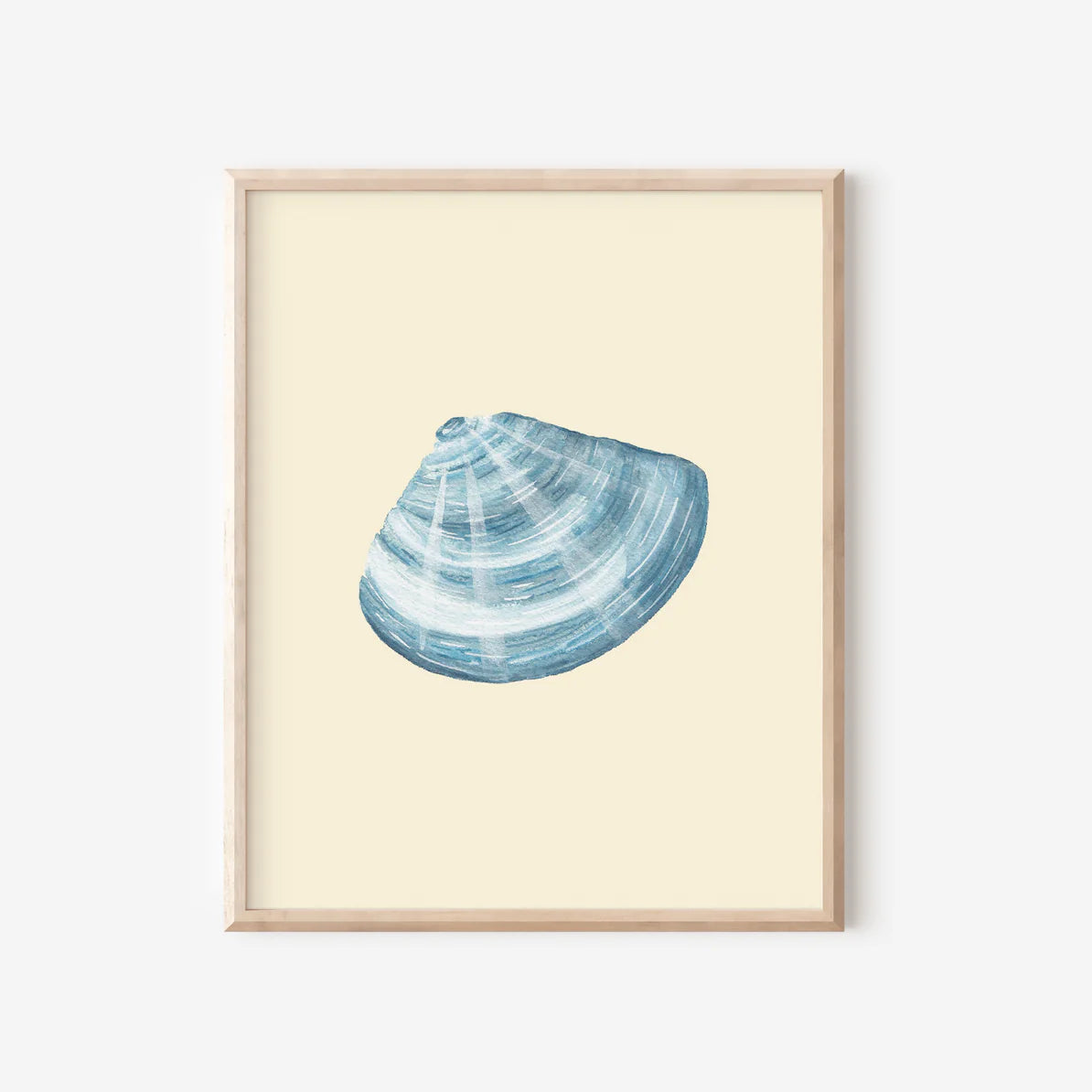 Manila Shell Art Print Colorful 5x7