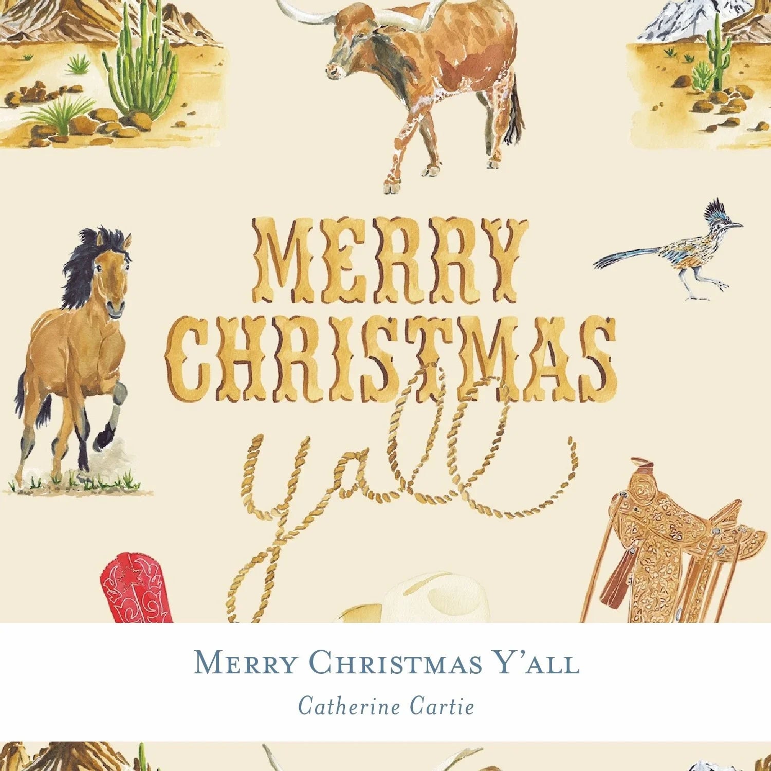 Gift Wrap - Merry Christmas Y'all