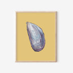 Mussel Art Print Colorful 5x7