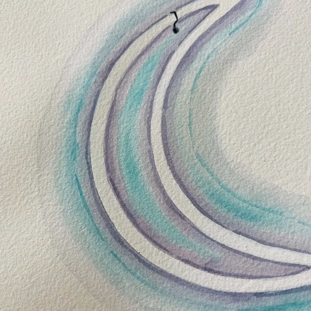 Neon Moon Art Print 8x10