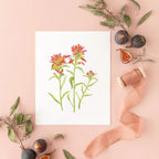 Botanical Art Prints 8x10 - Paintbrush
