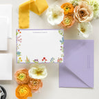 Personalized Botanical Notecards