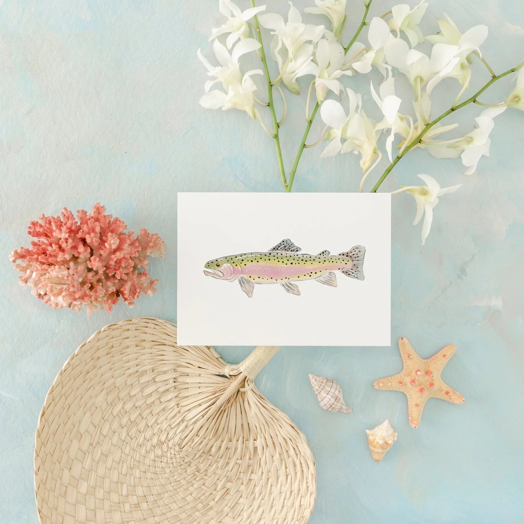 Rainbow Trout #1 Art Print 8x10